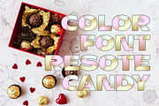 Color ResotE-Dream, Winter & Candy, a Font by glukfonts (Thumbnail 3 of 4)