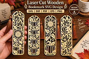 Autumn Bookmarks Laser Cut File, an Object Graphic by Libby Wishes (Thumbnail 1 of 3)