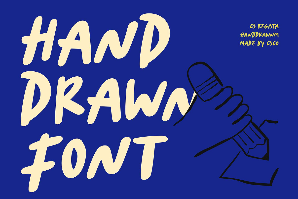 CS Regista – Handwritten Font, a Handwritten Font by Craft Supply Co. (Photo 2 of 8)