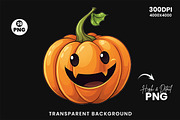 Halloween Pumpkin Sublimation PNG, a Seasonal Illustration by Creative Arslan (Thumbnail 7 of 8)