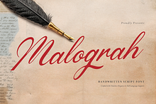 Malograh | Handwritten Script Font