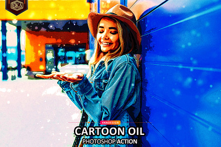Cartoon Oil Photoshop Action