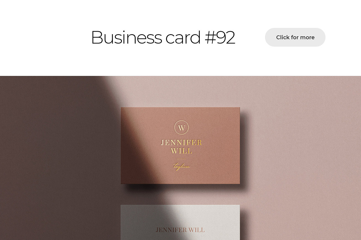 Business Card Mockup Template Bundle, a Business Card Template by PrintPixel (Photo 13 of 104)