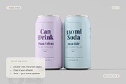 330ml Drink Can Mockup, a Packaging Mockup by Toasin Studio (Thumbnail 4 of 7)