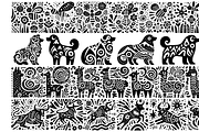 Vintage Animals and Pets Folk Art, a Decorative Illustration by devastd (Thumbnail 20 of 29)