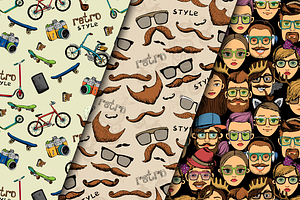 Hipster Retro Patterns