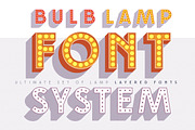 Layered font set 3D Bulb lamp, a Sans Serif Font by popskraft (Thumbnail 13 of 16)