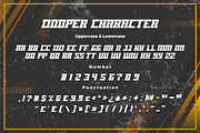 DOOPER Modern Sport Font, a Font by Bayuktx (Thumbnail 6 of 10)