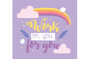message of affirmation card, an Object Illustration by studiogstock