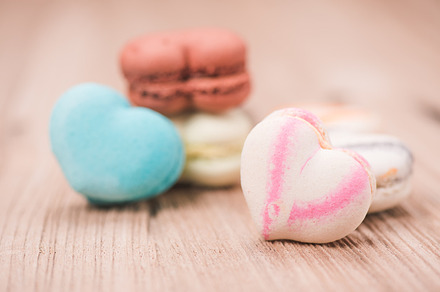Macaron featuring assorted, assortment, and background