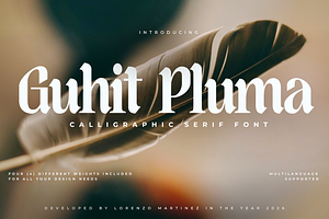 Guhit Pluma- Calligraphic Font