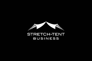 stretch tent logo, a Branding & Logo Template by ZHR Creative