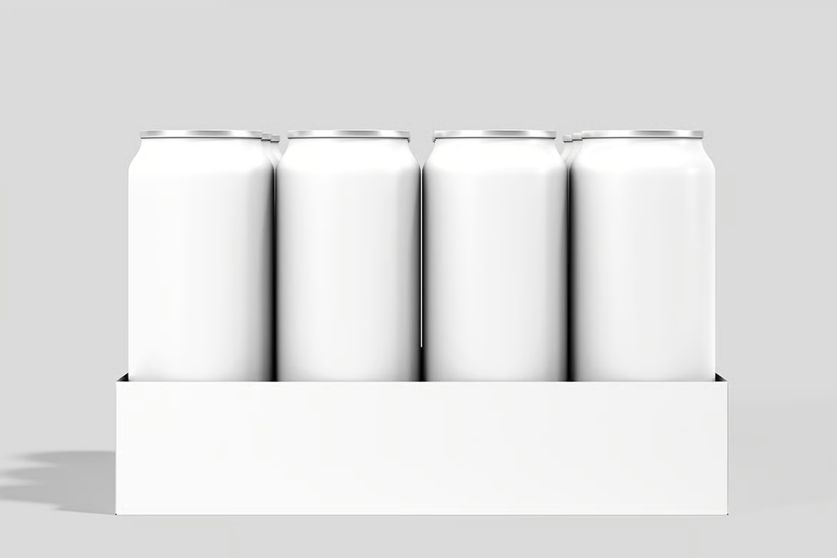 Soda Can Packaging Mockup Set, a Cups & Container Mockup by graphicsauce (Photo 4 of 4)