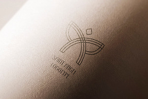 Linear & Classy Angel Logo