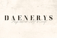 DAENERYS Serif and Script Font Duo