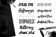 Big Bunch of Fonts Vol 2, a Script Font by Creativeqube Design (Thumbnail 8 of 14)