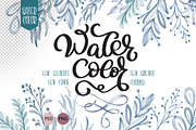 Watercolor Leaves Collection, an Object Illustration by Happy Letters (Thumbnail 1 of 10)