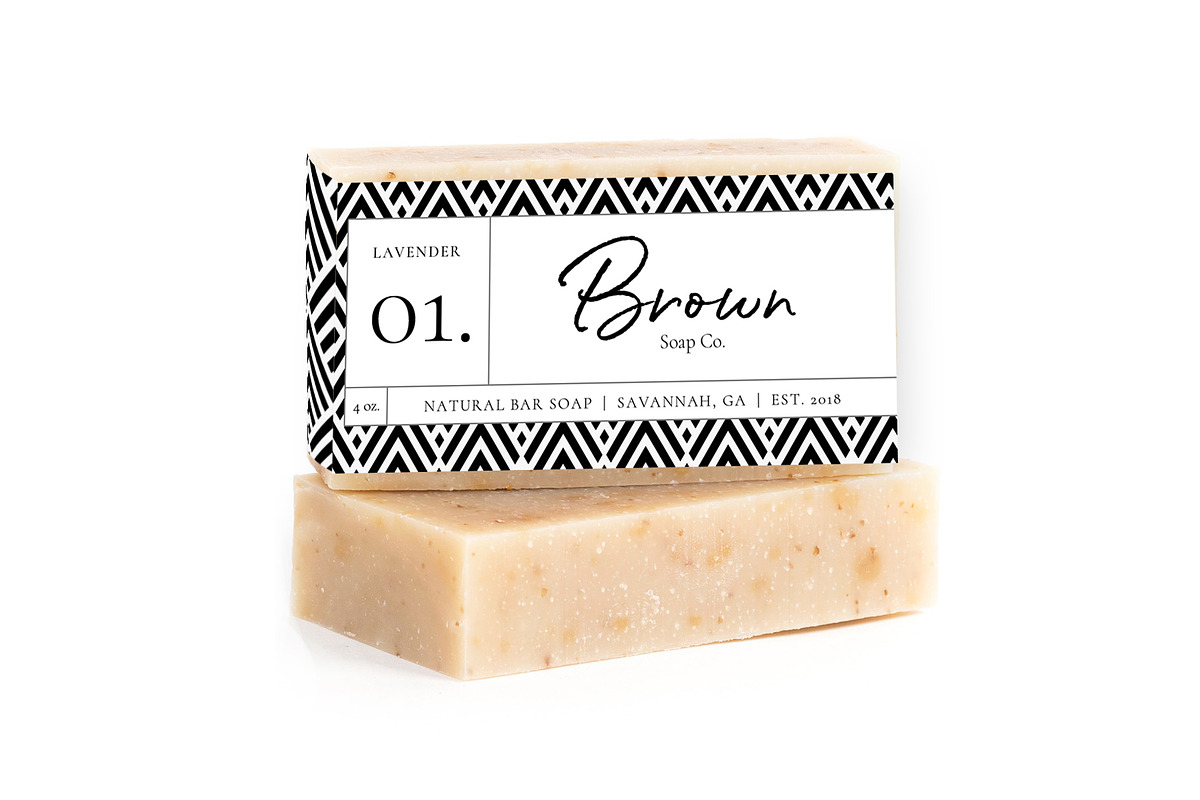 Soap Bar Label Templates, a Pattern Graphic by Marham Labeling Co (Photo 2 of 3)