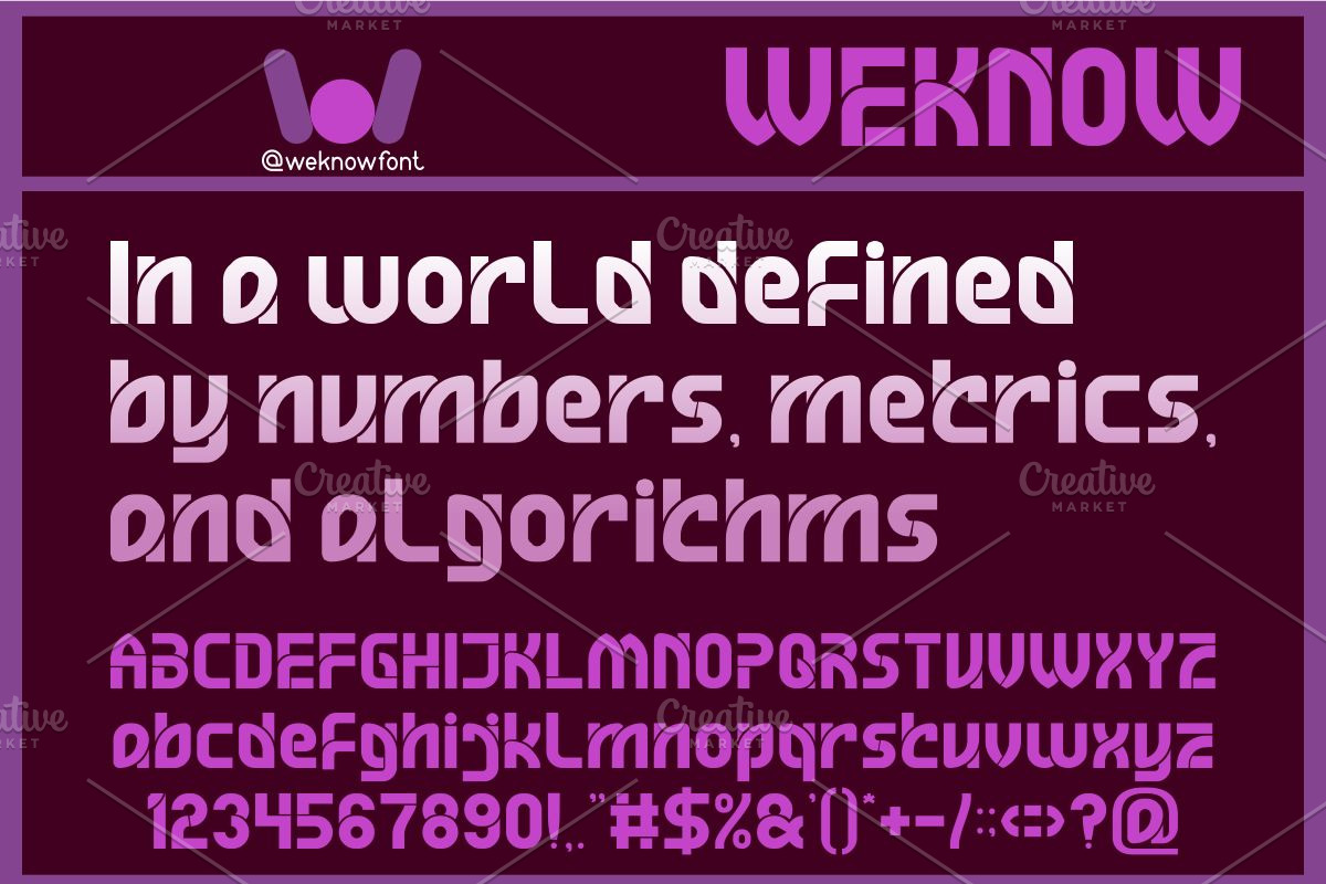 Professional Skills font, a Font by weknow (Photo 5 of 8)