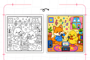 Bold and Easy Cozy Sunday Coloring, a Decorative Illustration by Design Station (Thumbnail 4 of 8)