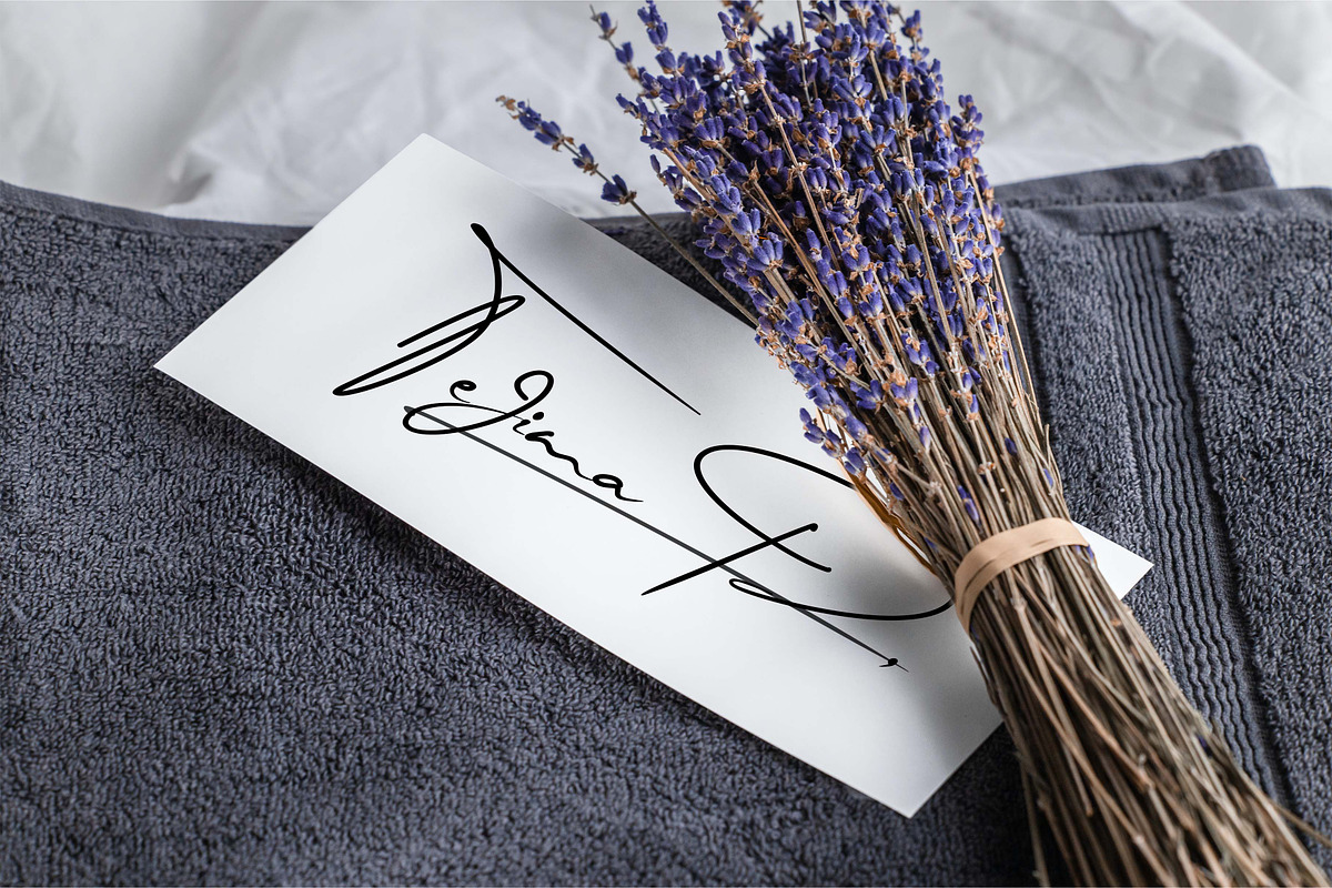 Bromeo Signature - Casual Font, a Script Font by Attractype (Photo 8 of 12)