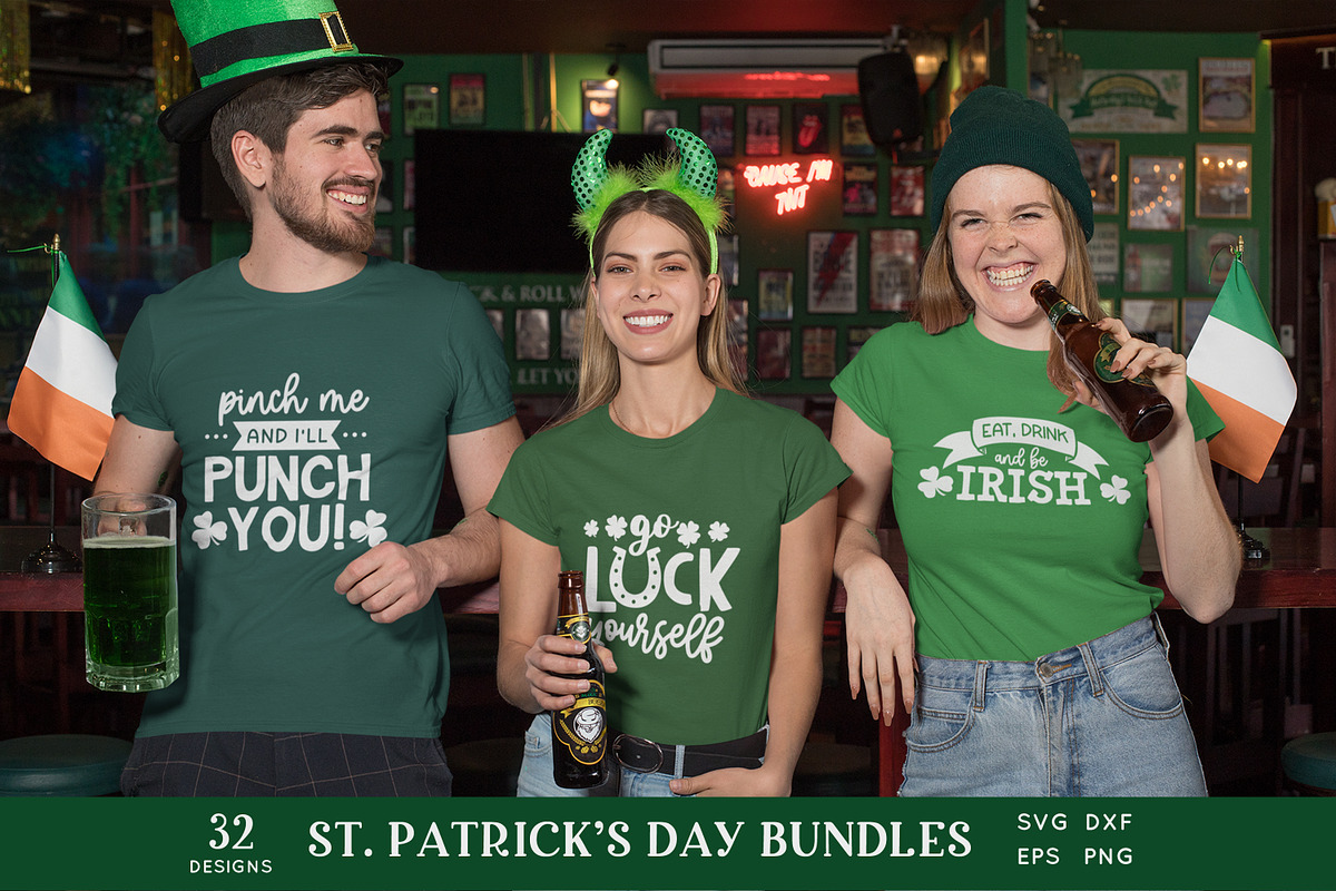 St Patrick's Day Quotes svg bundle, an Object Graphic by Peachycottoncandy (Photo 3 of 8)