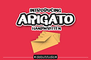 Arigato Handwritten Font, a Font by Debut Studio (Thumbnail 1 of 4)