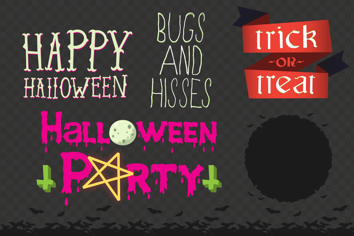 Halloween Icons and Posters, a Decorative Illustration by Moonery's (Photo 7 of 9)
