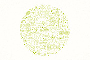 Camping hand drawn element, a Food Illustration by Bosotochka♥Art (Thumbnail 5 of 6)
