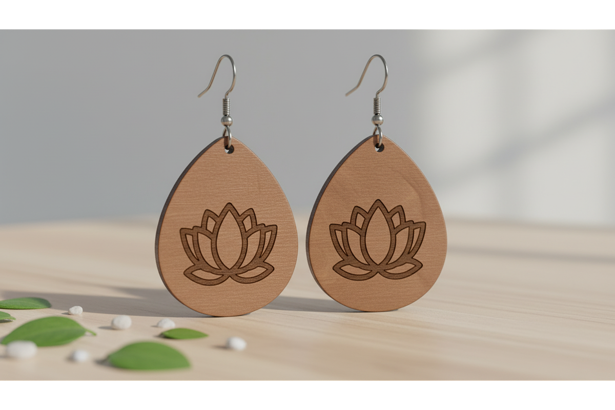 Bloom Laser Earring Bundle, a Graphic by musafir_fashion (Photo 6 of 11)