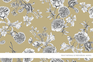 MAGICAL GARDEN Pattern & Motifs