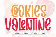 Cookies Valentine | Script Font, a Script Font by Scratchones (Thumbnail 1 of 9)