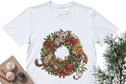 Vintage Australian Christmas Wreath, an Object Graphic by UniqueMe (Thumbnail 5 of 6)