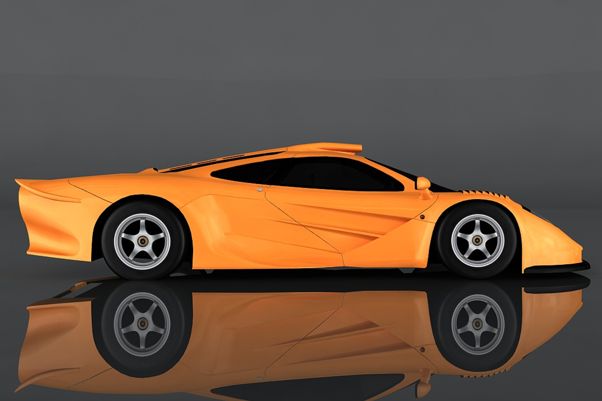 McLaren F1, a Cars & Vehicle 3D Model by valtriiu (Photo 4 of 12)