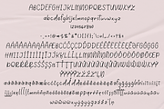 Unique moments, a Handwritten Font by Alexander Tiunov (Thumbnail 6 of 6)