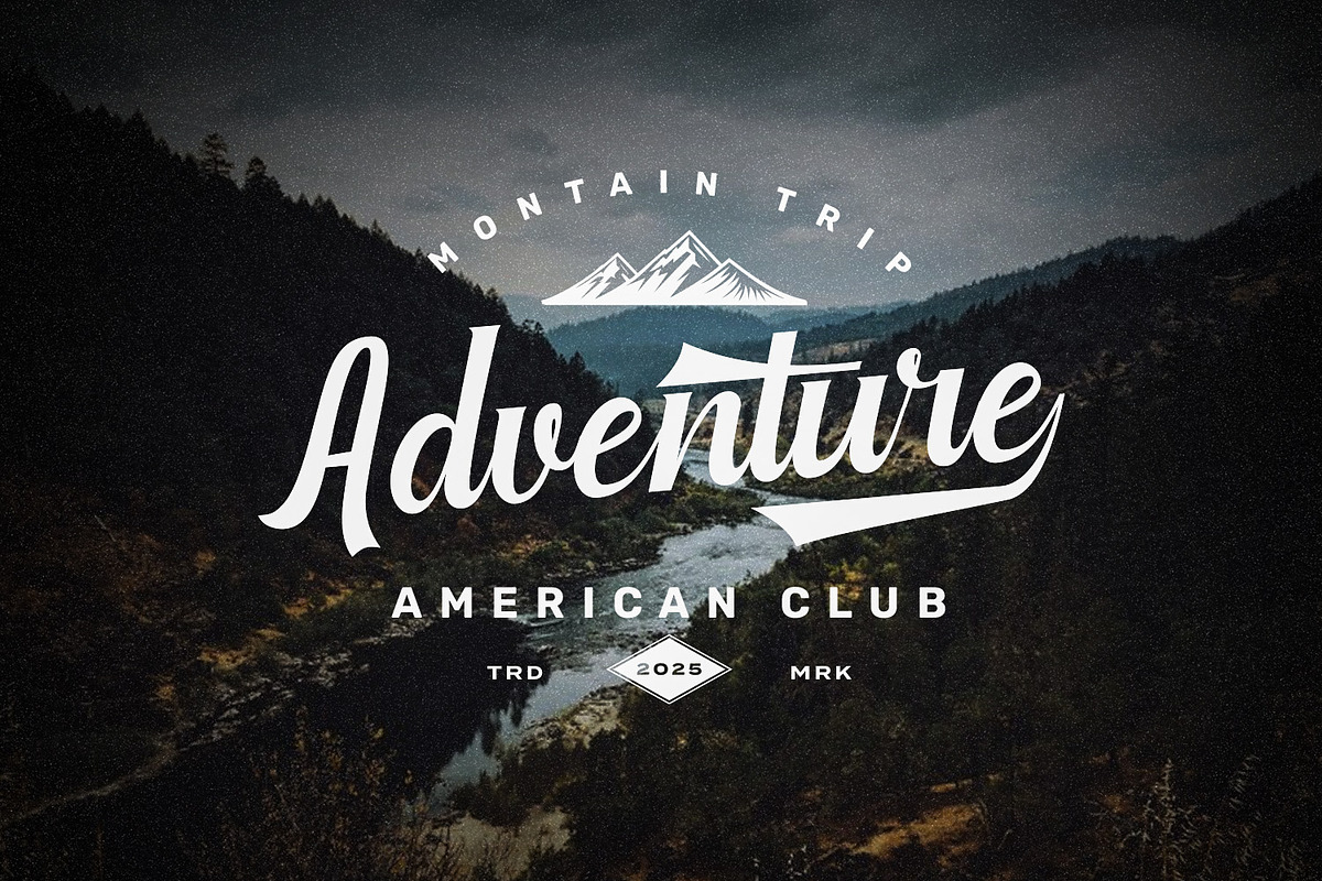 Montell - Vintage Script, a Script Font by Hasbi Creative (Photo 5 of 11)