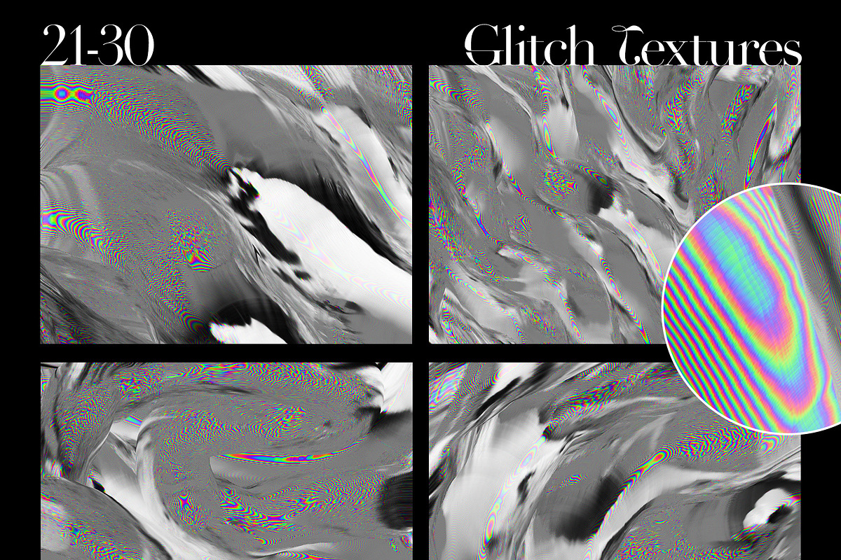 Y2K GLITCH Chrome Textures & Shapes, a Texture Graphic by Oksana Trygub (Photo 20 of 21)