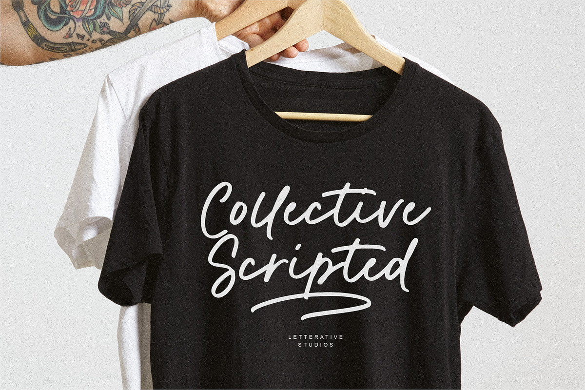 Humble Monster - Calligraphy Font, a Script Font by Letterative Studio (Photo 2 of 5)