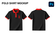 polo shirt mockup, a Shirt Mockup by yalanois (Thumbnail 1 of 5)
