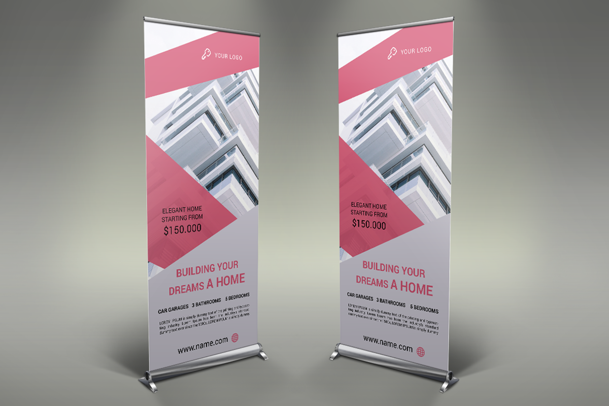6 Real Estae Roll Up Banners SK, a Presentation Template by UNIK Agency (Photo 5 of 7)