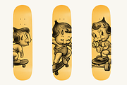 Skating Baby Illustrations, an Illustration by Inkwell Supply Co (Thumbnail 9 of 11)