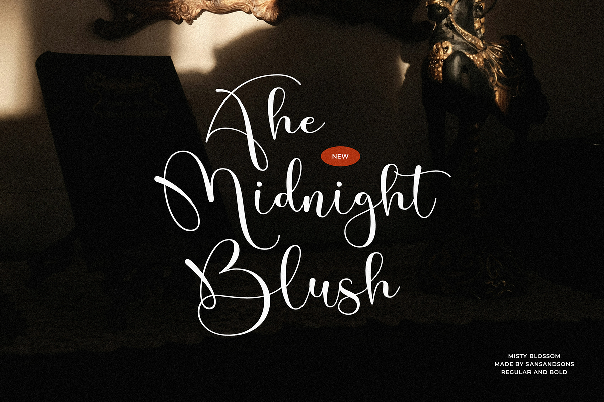 Misty Blossom, a Script Font by Sans & Sons (Photo 2 of 9)