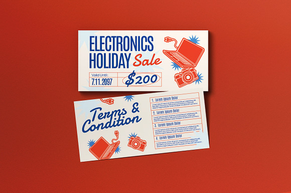 Electronic Holiday Sale Voucher preview 5