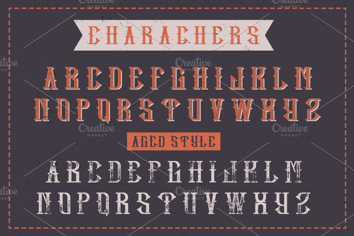Hipster label typeface, a Symbol Font by Heather_insane (Photo 2 of 6)
