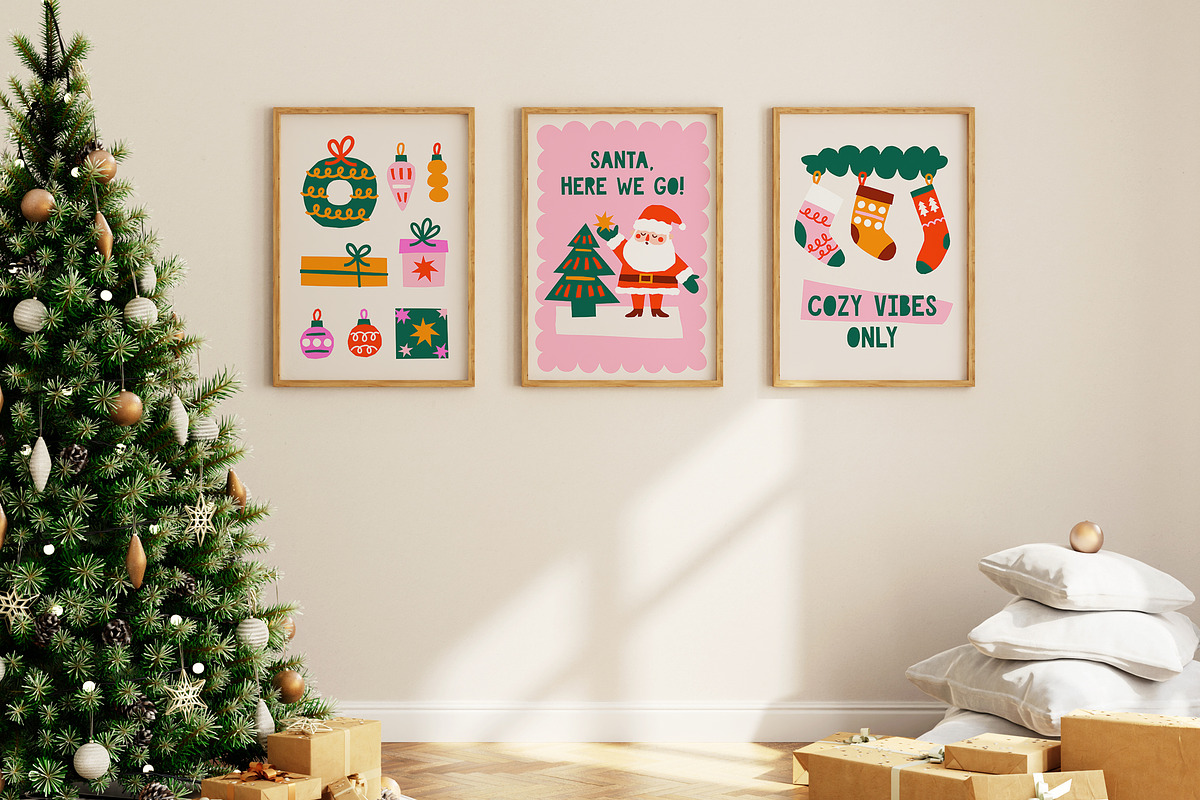 Cutout Christmas Poster Creator, an Object Graphic by ArtFM (Photo 3 of 15)