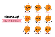 Autumn Kawaii Character Set, a Seasonal Illustration by Idressart (Thumbnail 1 of 3)