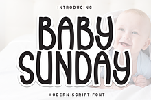 Baby Sunday | Script Font
