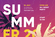 Summer Event Poster Template #4, a Flyer Template by Danil Polshin (Thumbnail 8 of 9)