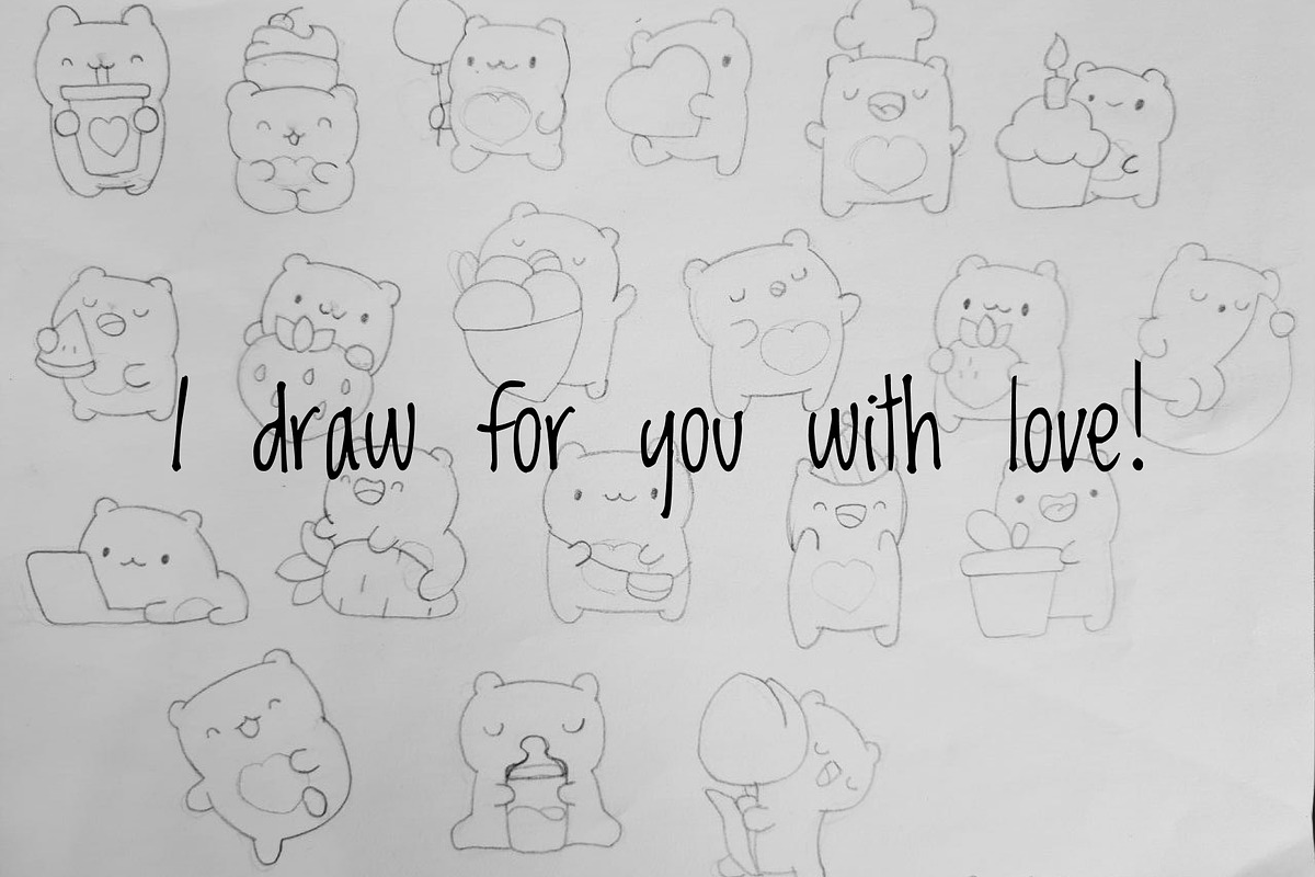Bear Love Characters, an Animal Illustration by Palau (Photo 7 of 10)