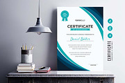 422. Modern Certificate Template, a Stationery Template by CreativeRezwan (Thumbnail 3 of 3)